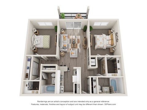 The Flour-de-Lis Floor Plan at Cypress Grove, Lauderhill, 33313